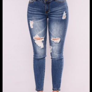 Young and Broke Fashion Nova Ankle Jeans